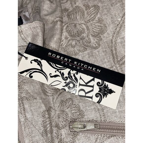 Robert Kitchen Canada Jacket Light Taupe Medium Linen Blend NWT - Picture 4 of 9